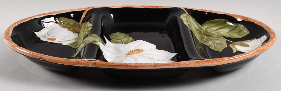 Magnolia Charm 3-Part Oval Divided Server by Artimino-1