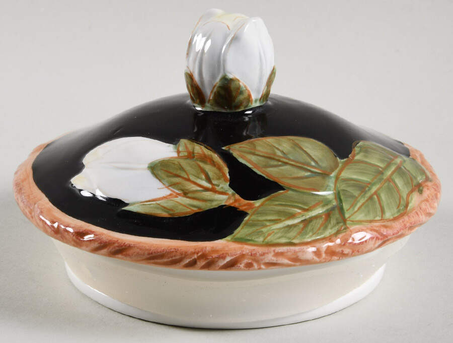 Magnolia Charm Lid for Small Canister by Artimino-1