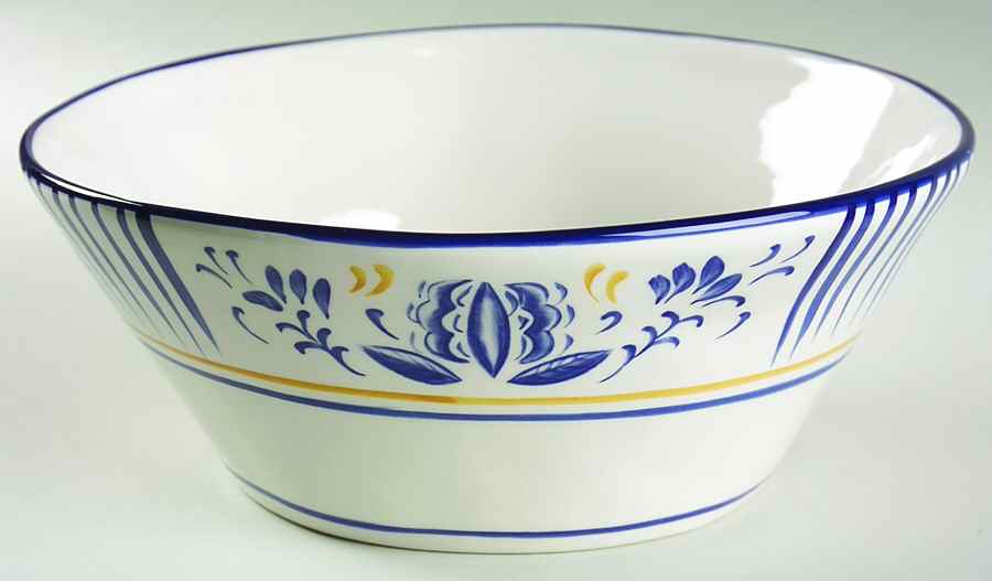 Mediterraneo 10" Large Salad Serving Bowl by Ambiance-1