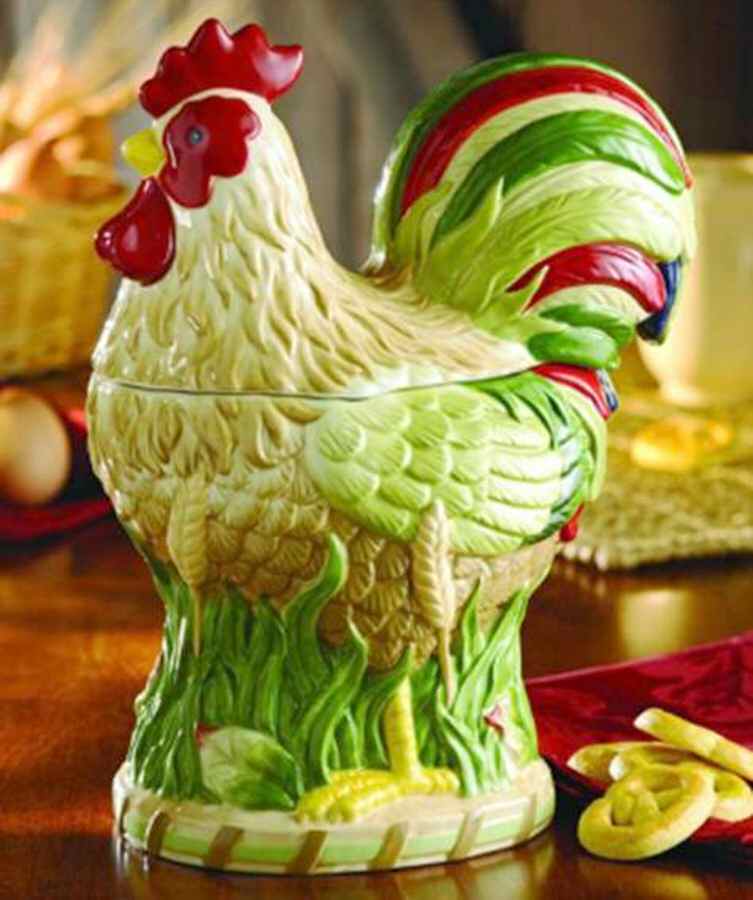 Avignion Figural Cookie Jar & Lid by American Atelier-1