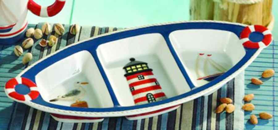 Nautical 3 Section Server by American Atelier-1