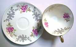 1177 Footed Cup & Saucer Set by Alka-1