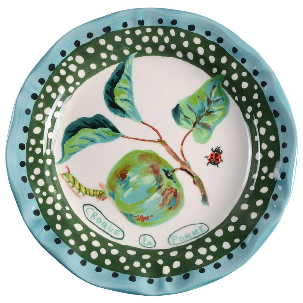 Francophile Dinner Plate by Anthropologie-1