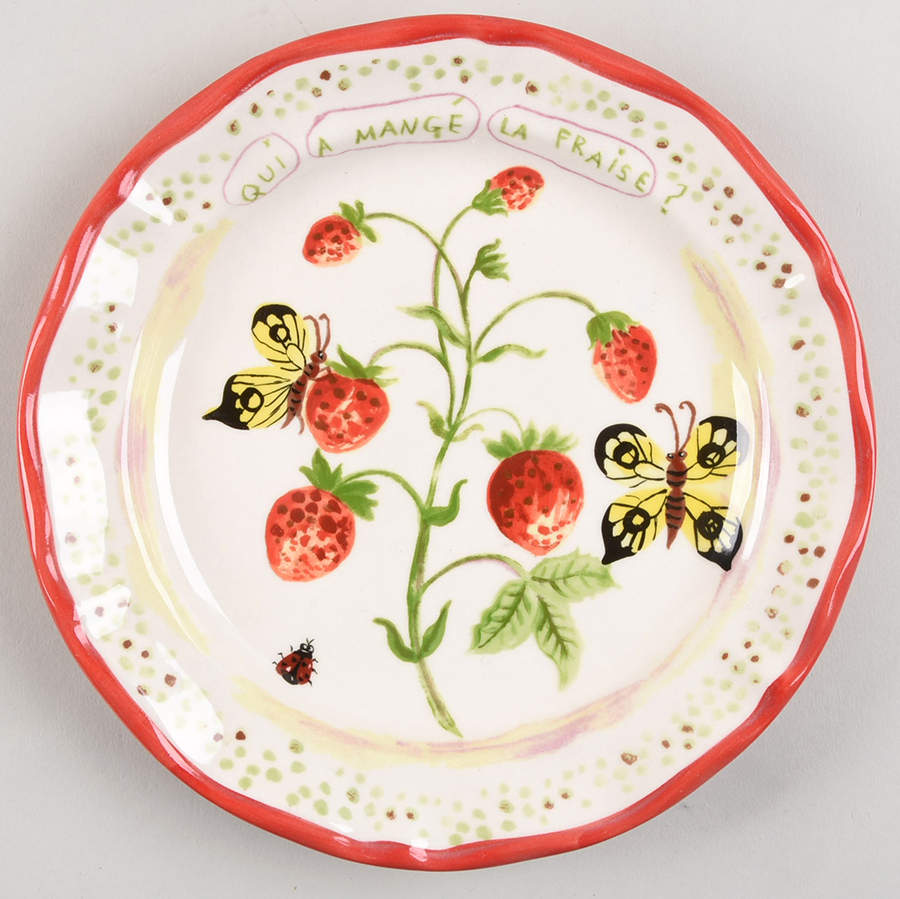 Francophile Salad Plate by Anthropologie-1