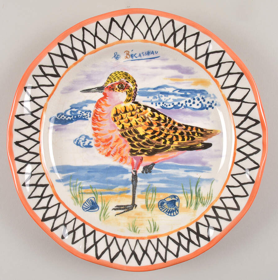 Francophile Dinner Plate by Anthropologie-1