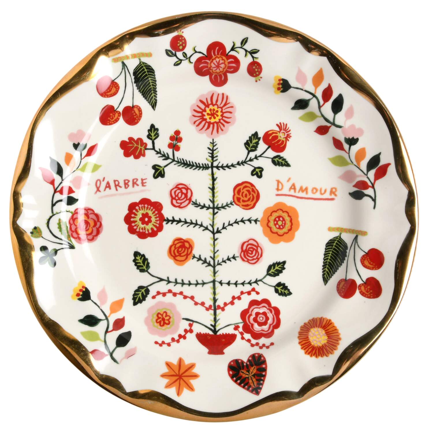 Francophile Dinner Plate by Anthropologie-1
