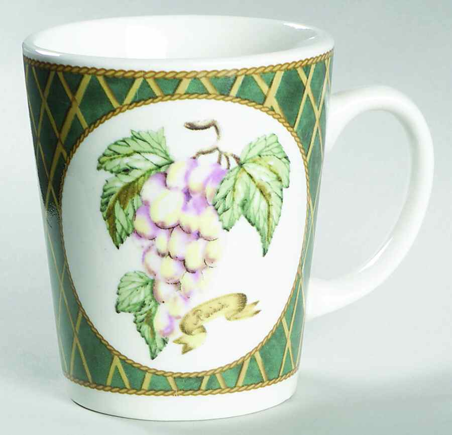 Lattice Fruit (Stoneware) Mug by American Atelier-1