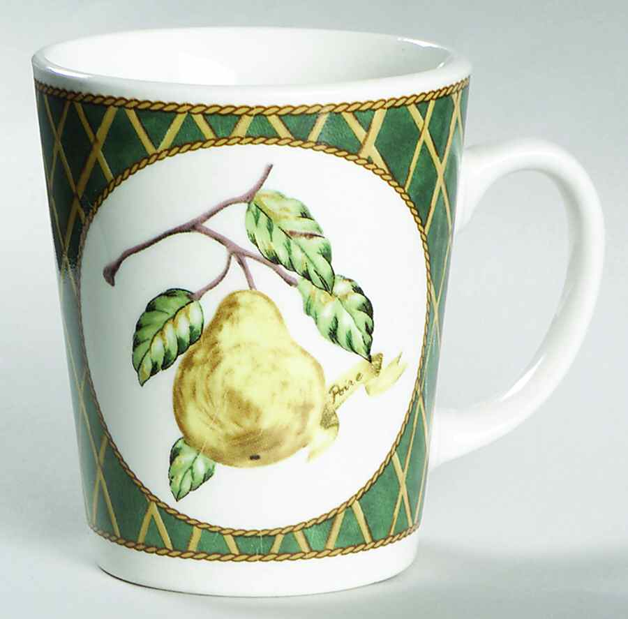 Lattice Fruit (Stoneware) Mug by American Atelier-1