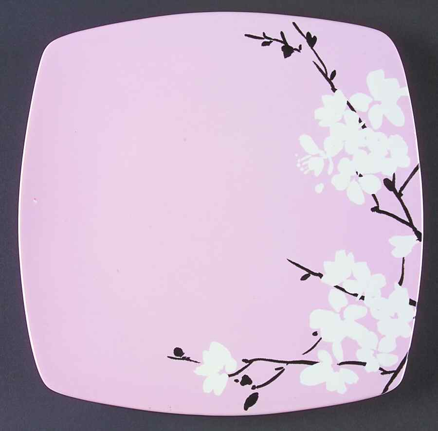 Mia Blossoms Pink Dinner Plate by 222 Fifth (PTS)-1