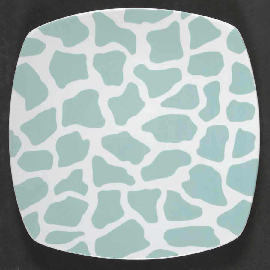 Giraffe Aqua Salad Plate by 222 Fifth (PTS)-1