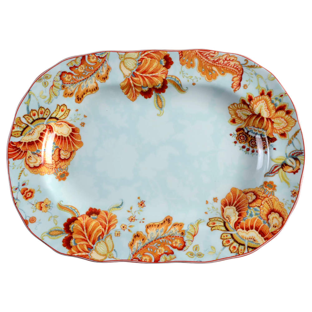 Gabrielle 14" Oval Serving Platter by 222 Fifth (PTS)-1