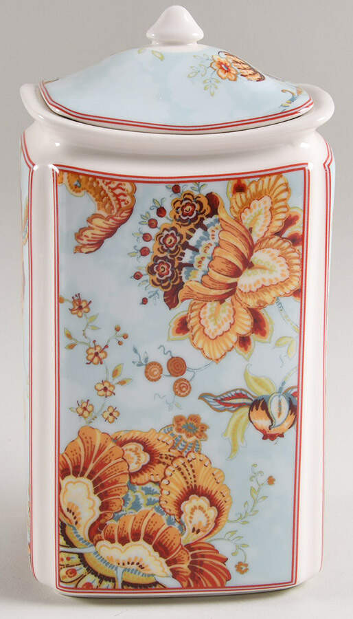 Gabrielle Large Canister & Lid by 222 Fifth (PTS)-1