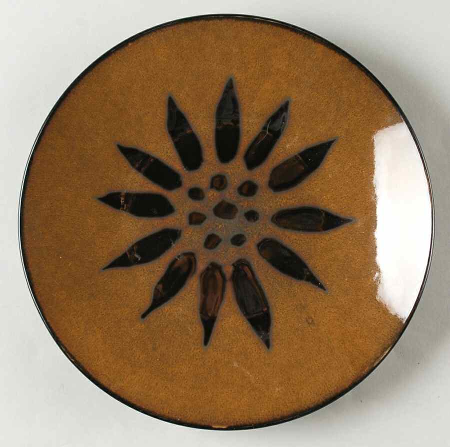 Sunburst Green Salad Plate by Ambiance-1