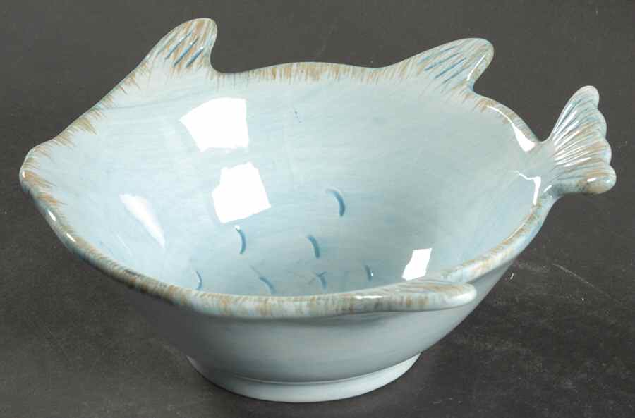 By the Sea Blue White Figural All Purpose Bowl by Ambiance-1