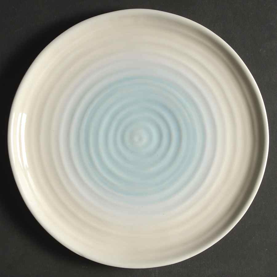 By the Sea Blue White Salad Plate by Ambiance-1