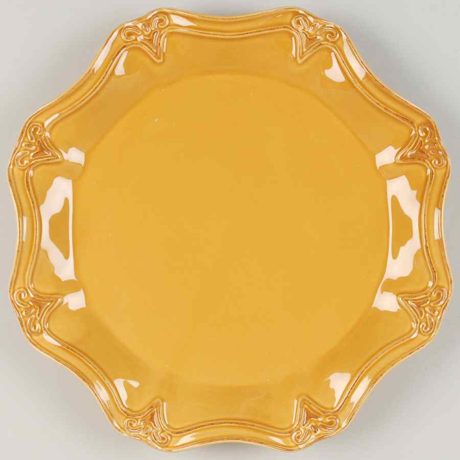 Valero Gold Dinner Plate by Ambiance-1