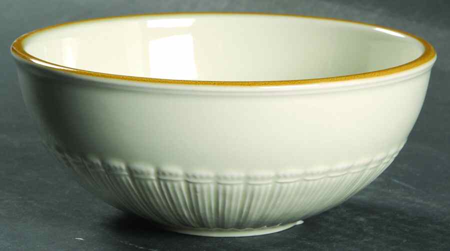 Vintage Pleats Cream Soup/Cereal Bowl by Ambiance-1