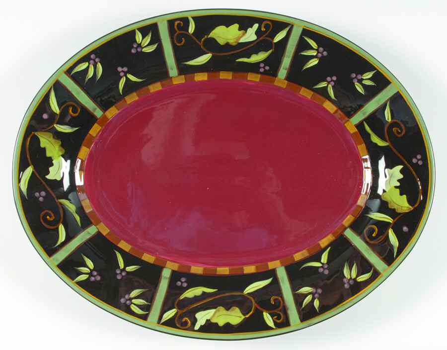 Venezia 18" Oval Serving Platter by Ambiance-1