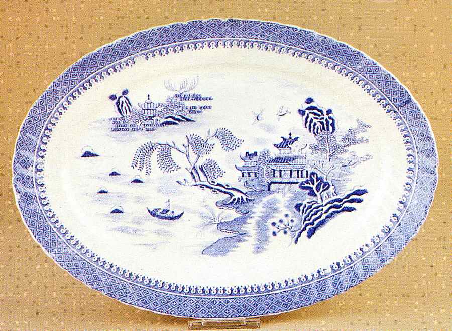 Ching 11" Oval Serving Platter by Samuel Alcock-1