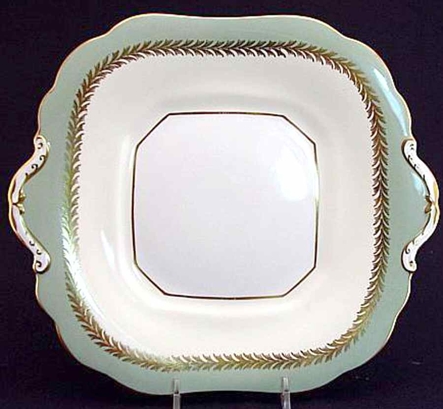 8135 Square Handled Cake Plate by John  Aynsley & Sons-1