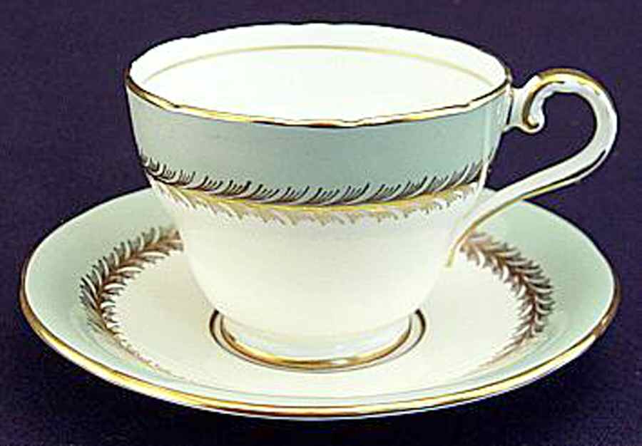 8135 Footed Cup & Saucer Set by John  Aynsley & Sons-1
