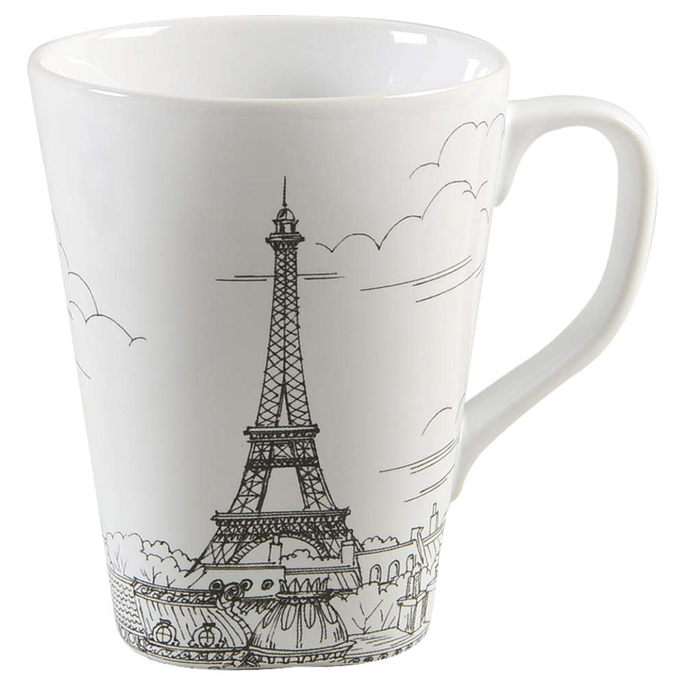 City Scenes Black Mug by 222 Fifth (PTS)-1