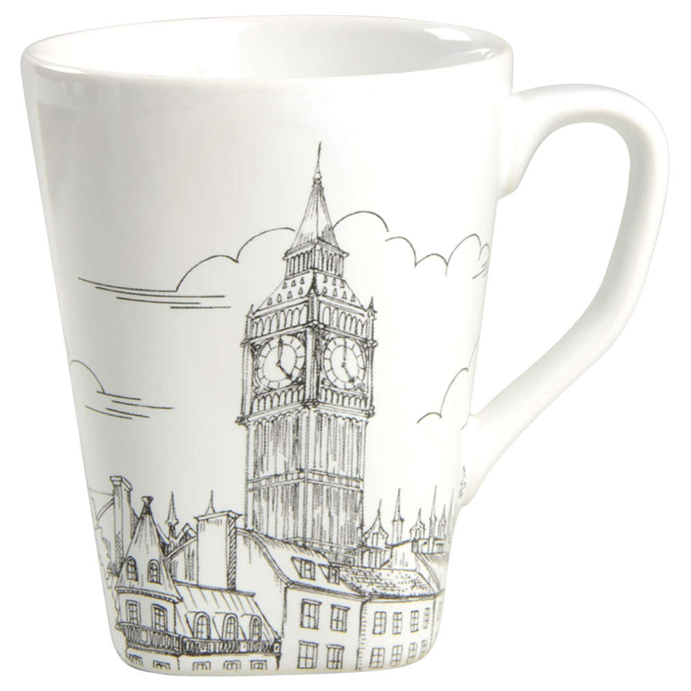 City Scenes Black Mug by 222 Fifth (PTS)-1