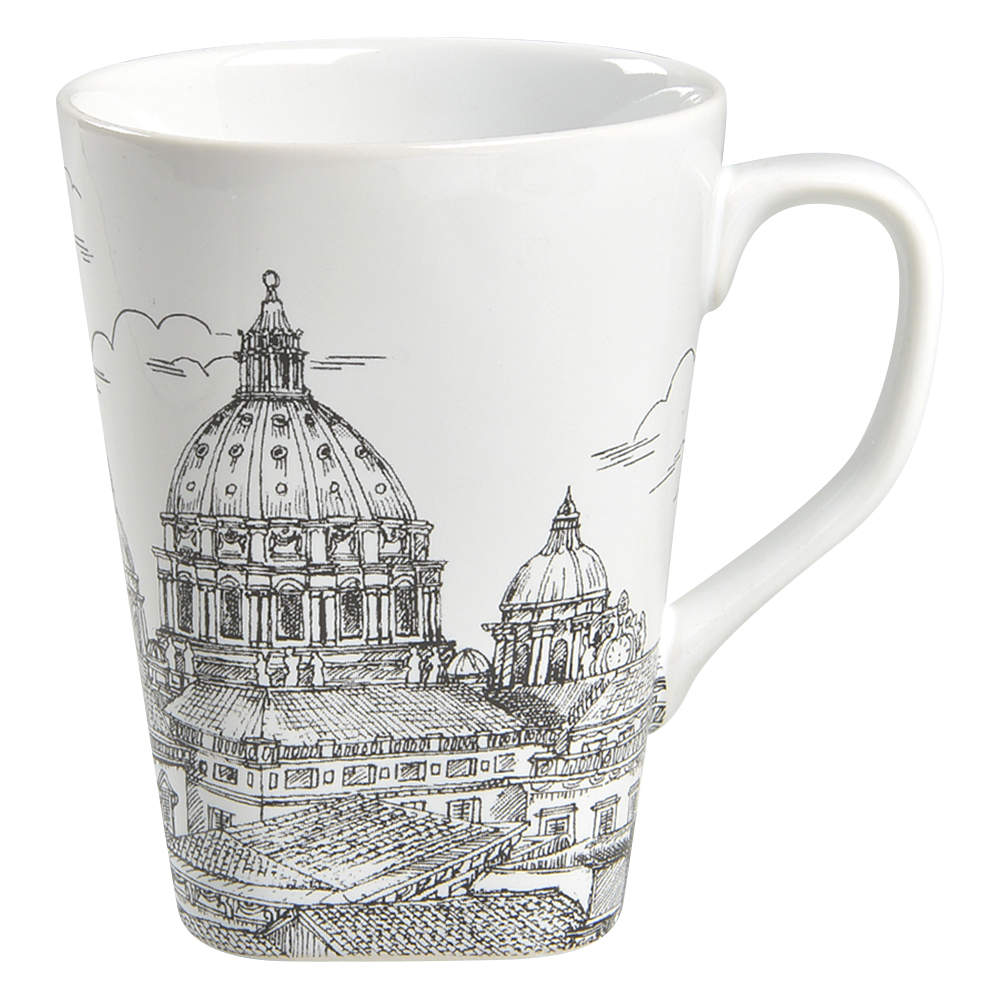 City Scenes Black Mug by 222 Fifth (PTS)-1