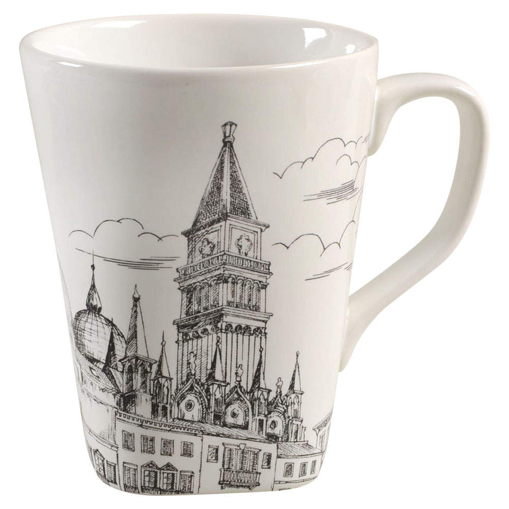 City Scenes Black Mug by 222 Fifth (PTS)-1
