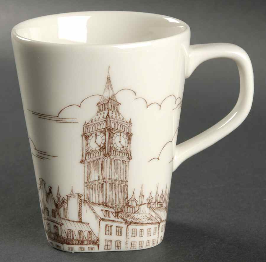 City Scenes Sepia Mug by 222 Fifth (PTS)-1