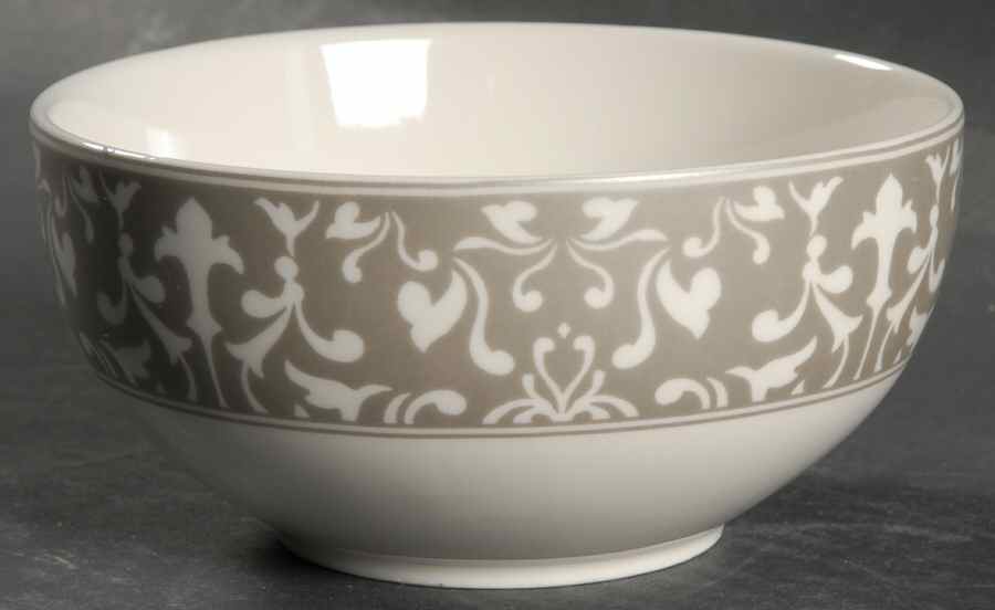 Orchestra Silver Soup/Cereal Bowl by 222 Fifth (PTS)-1