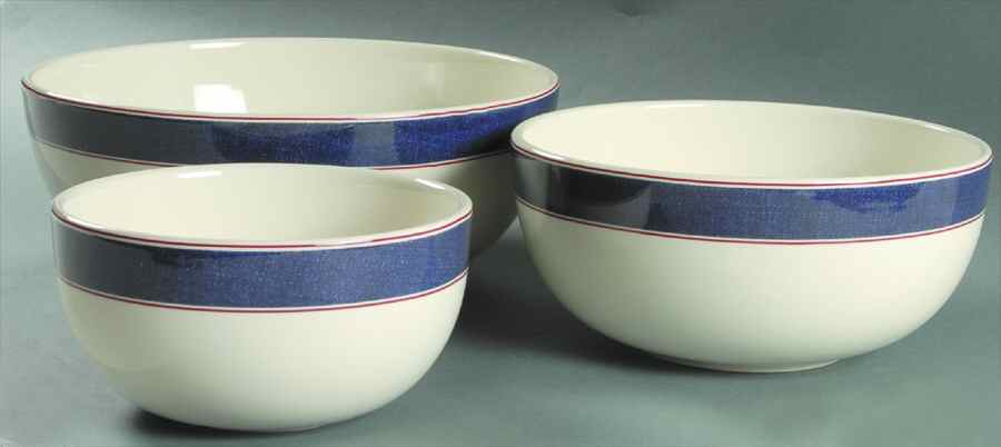 Selvedge (3 Piece) Mixing Bowl Set by American Living-1