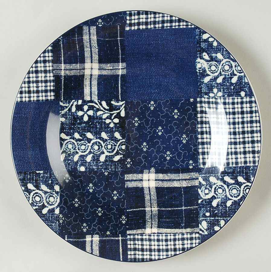 Selvedge Patchwork Salad Plate by American Living-1