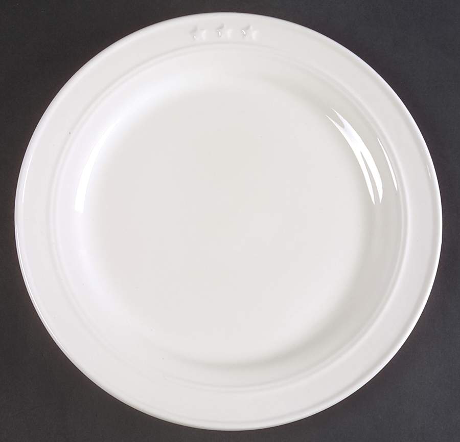 General Store Cream Dinner Plate by American Living-1
