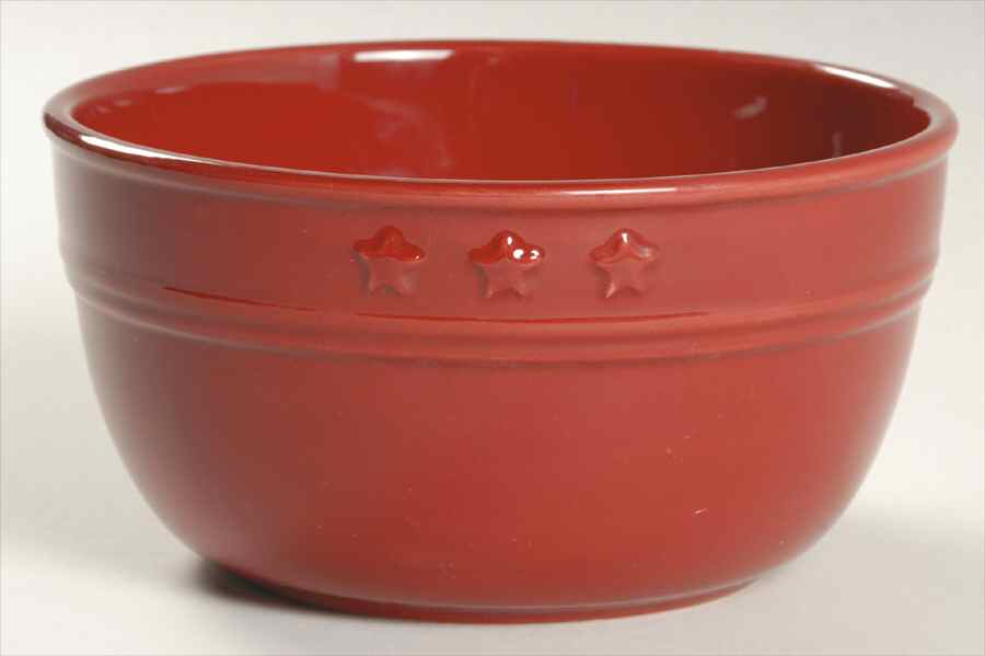 General Store Red Soup/Cereal Bowl by American Living-1
