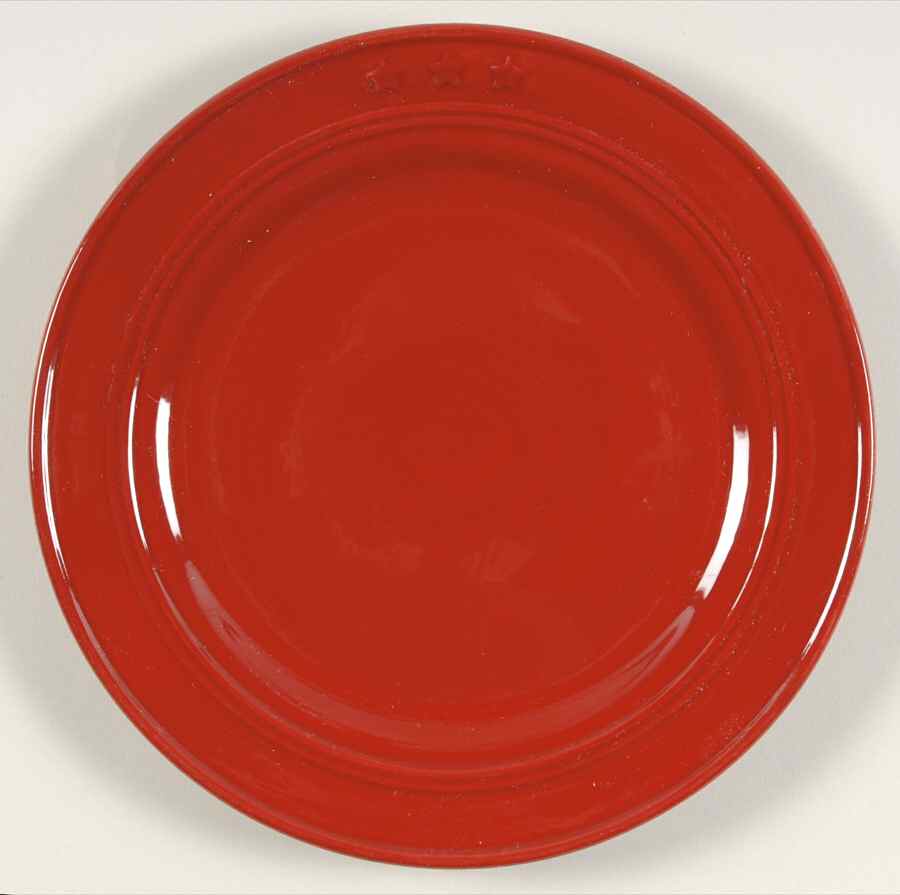 General Store Red Salad Plate by American Living-1