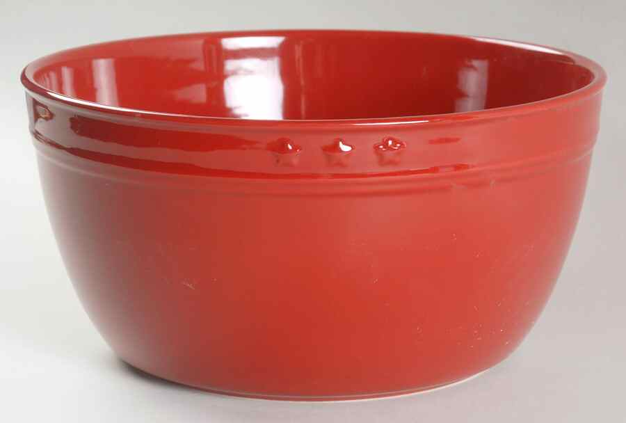 General Store Red 10" Mixing Bowl by American Living-1
