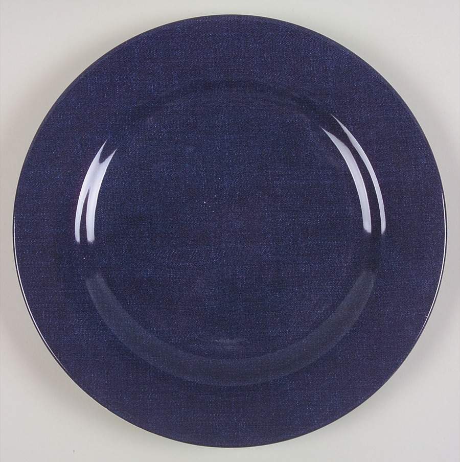 Denim Dinner Plate by American Living-1