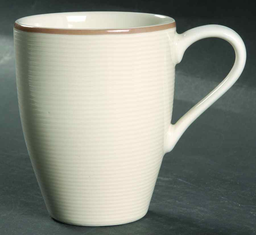 Radius Beige Mug by 222 Fifth (PTS)-1