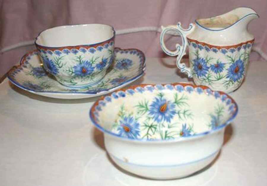 B504 Flat Cup & Saucer Set by John  Aynsley & Sons-1