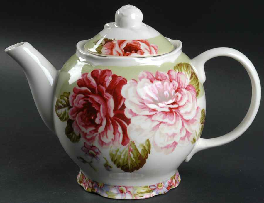 Heidi Green Teapot & Lid by 222 Fifth (PTS)-1