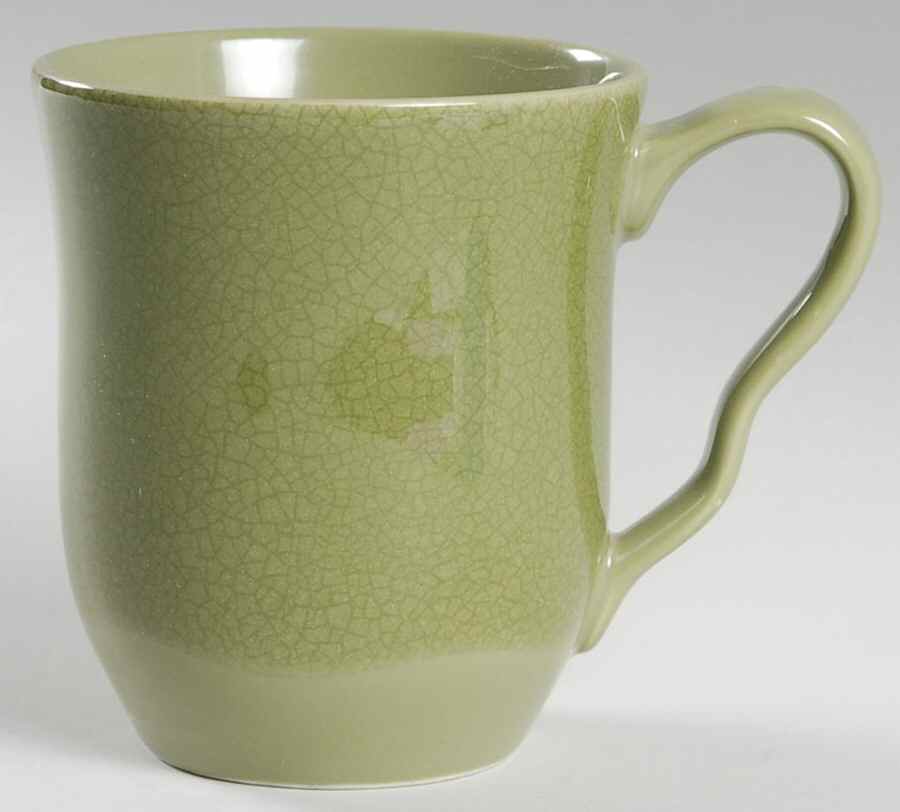Alba Crackle Green Mug by 222 Fifth (PTS)-1