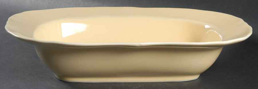 Roddi Butter Yellow 11" Oval Vegetable Bowl by 222 Fifth (PTS)-1