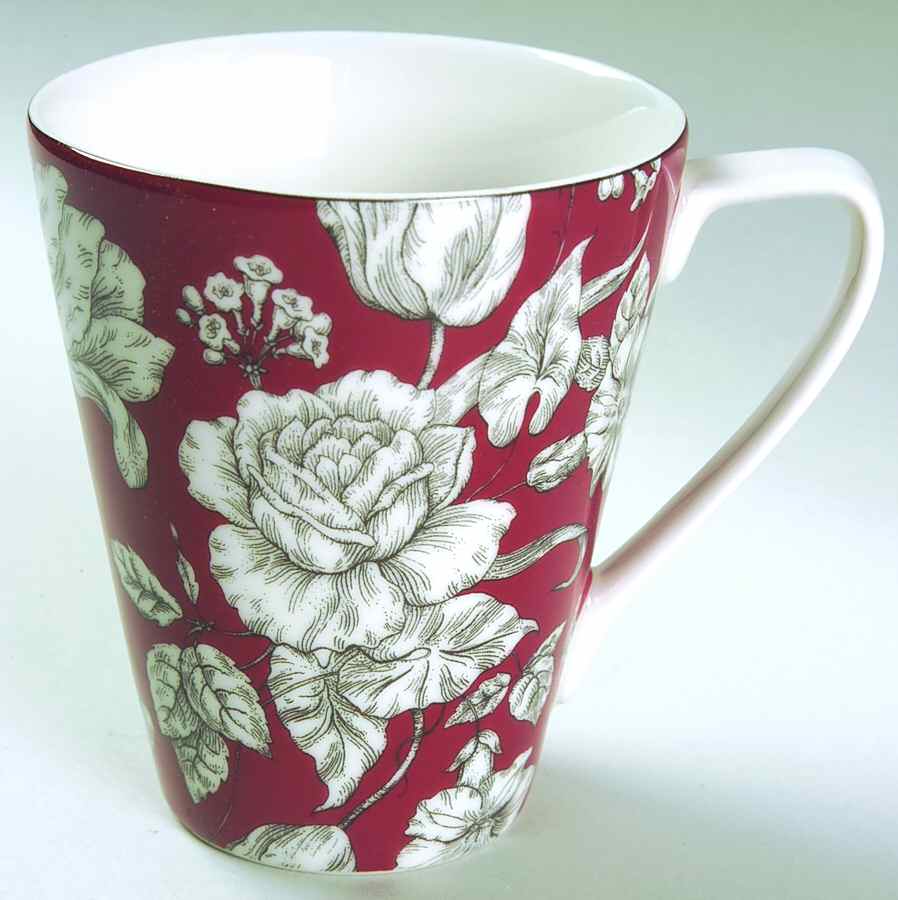 Country Toile Red Mug by 222 Fifth (PTS)-1