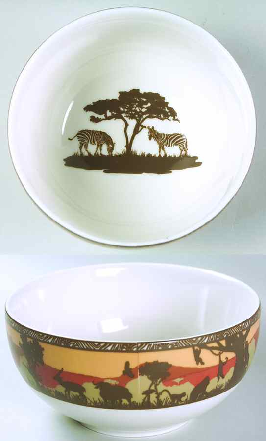 Sunset Safari Soup/Cereal Bowl by 222 Fifth (PTS)-1