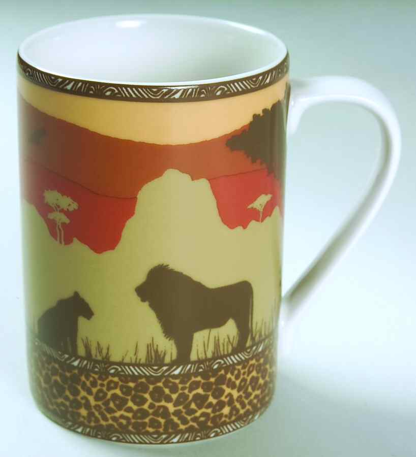 Sunset Safari Mug by 222 Fifth (PTS)-1