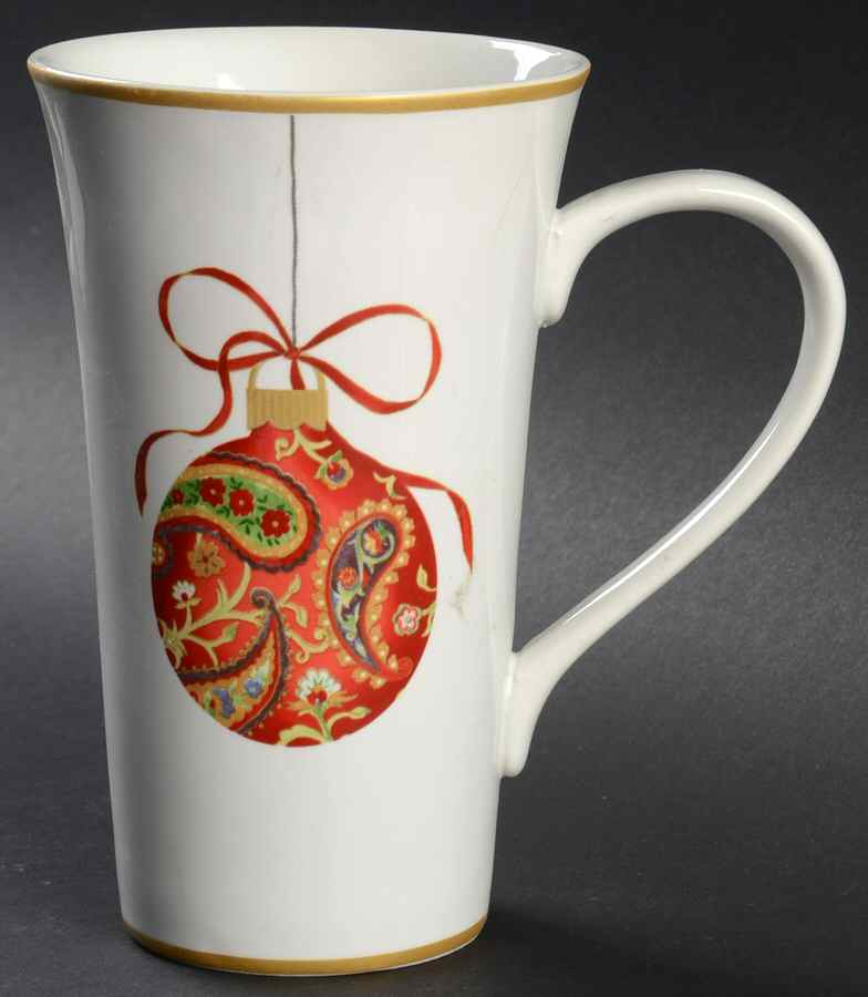 Paisley Ornaments Latte Mug by 222 Fifth (PTS)-1