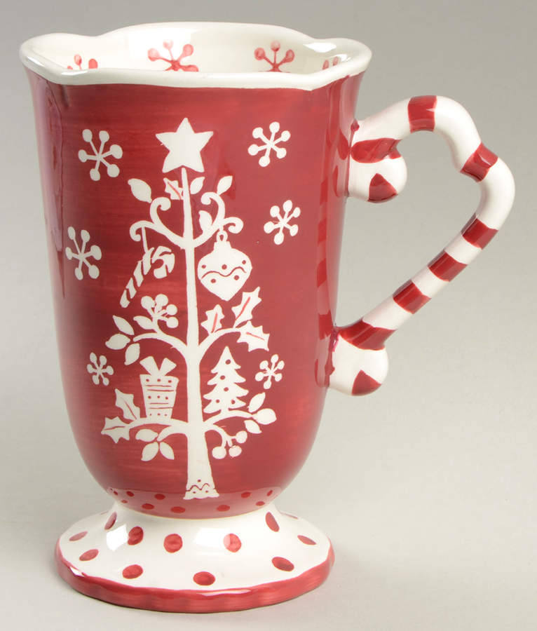 Tivoli Red Mug by 222 Fifth (PTS)-1