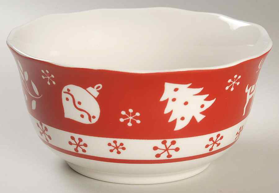 Tivoli Red Soup/Cereal Bowl by 222 Fifth (PTS)-1