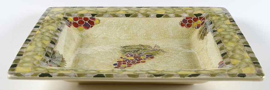 Dolce Toscana 14" Square Serving Bowl by Ambiance-1